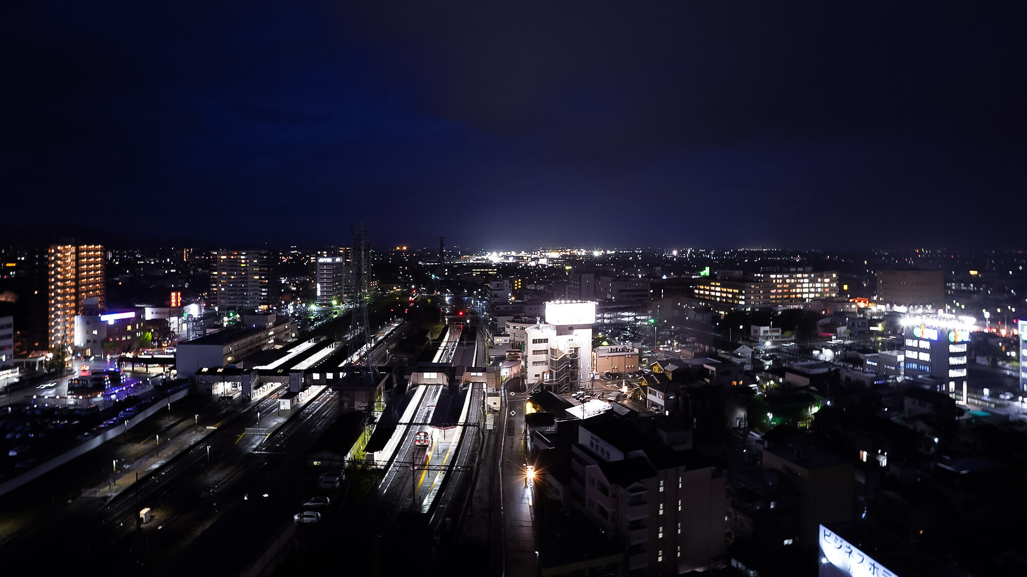 屋上からの夜景