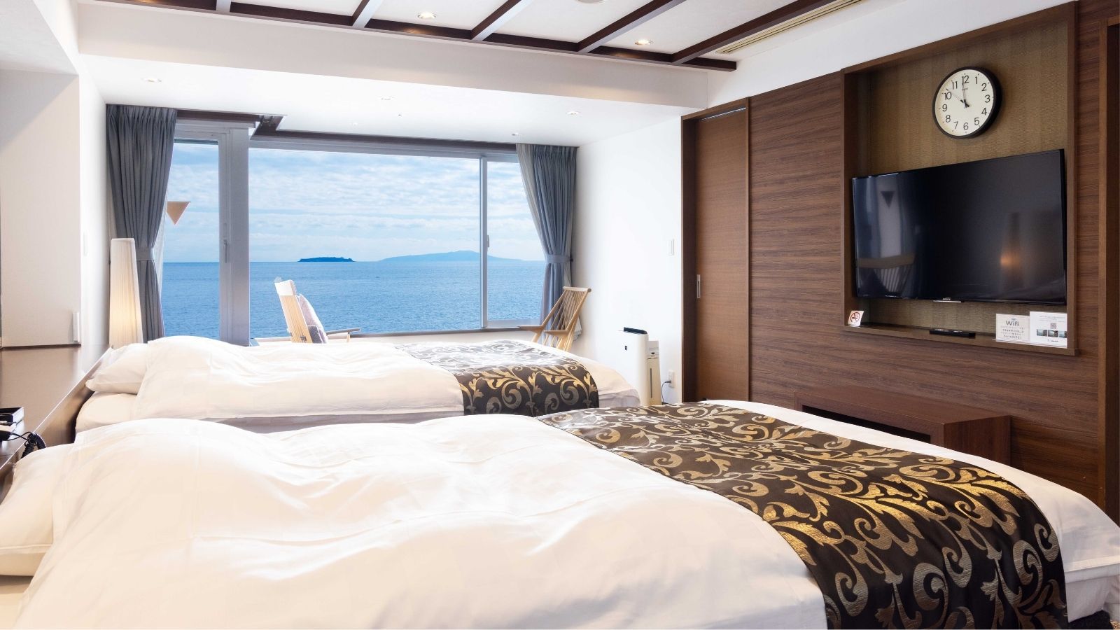 【客室】デラックスツイン ｜33平米