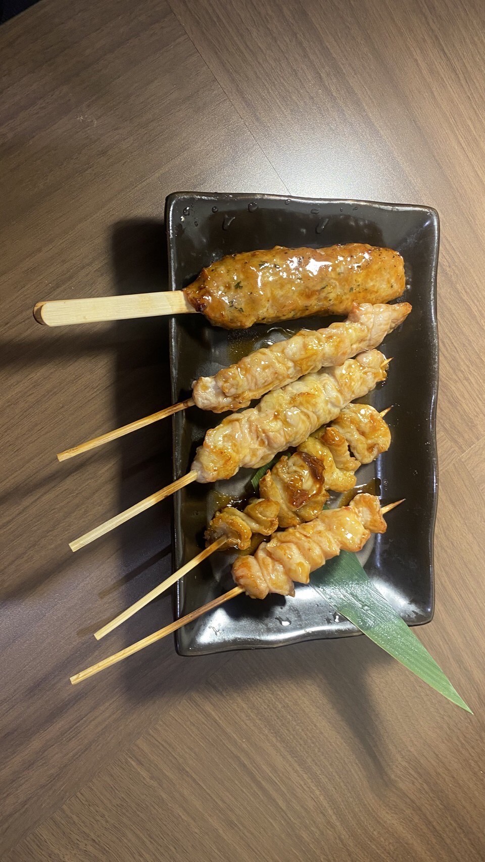 「焼き鳥五種盛り合わせ」