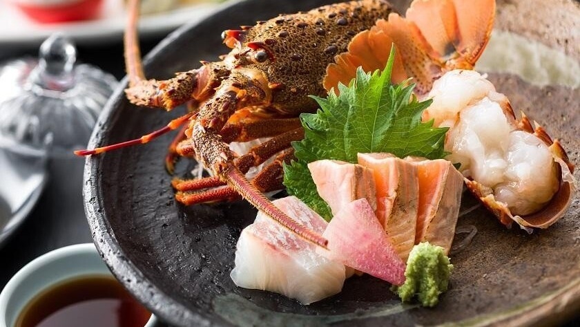 早割30一人1100円OFF 選べる鍋【豚蕎麦つゆ鍋orブイヤベース鍋】+伊勢海老+信州牛+鮑宝楽蒸