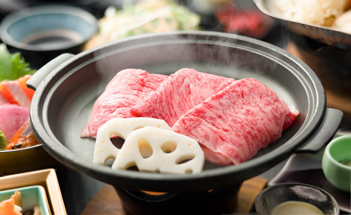 【五種のきのこ信州味噌ごま鍋・信州牛の焼きしゃぶ】秋信州恵みづくし基本会席