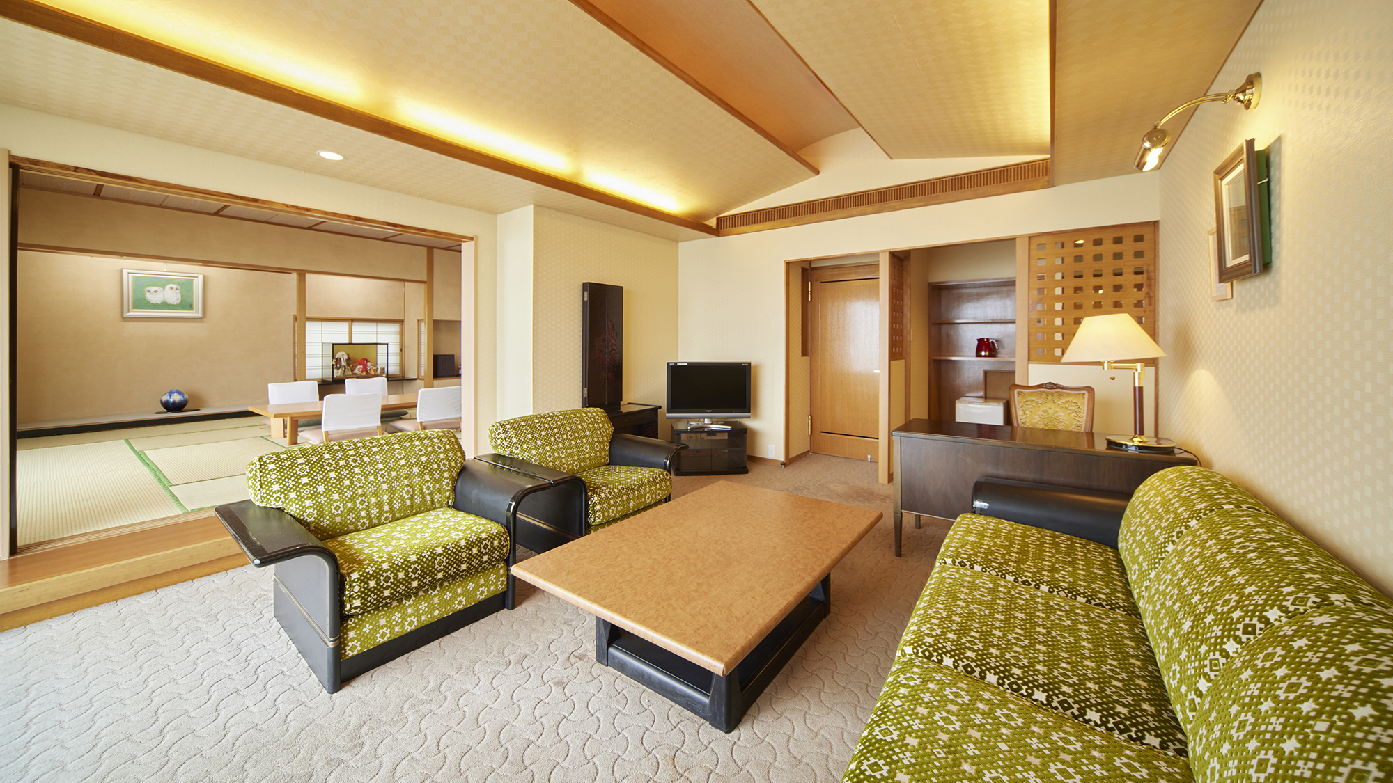 ◆貴賓室_まさご亭_夕眺望