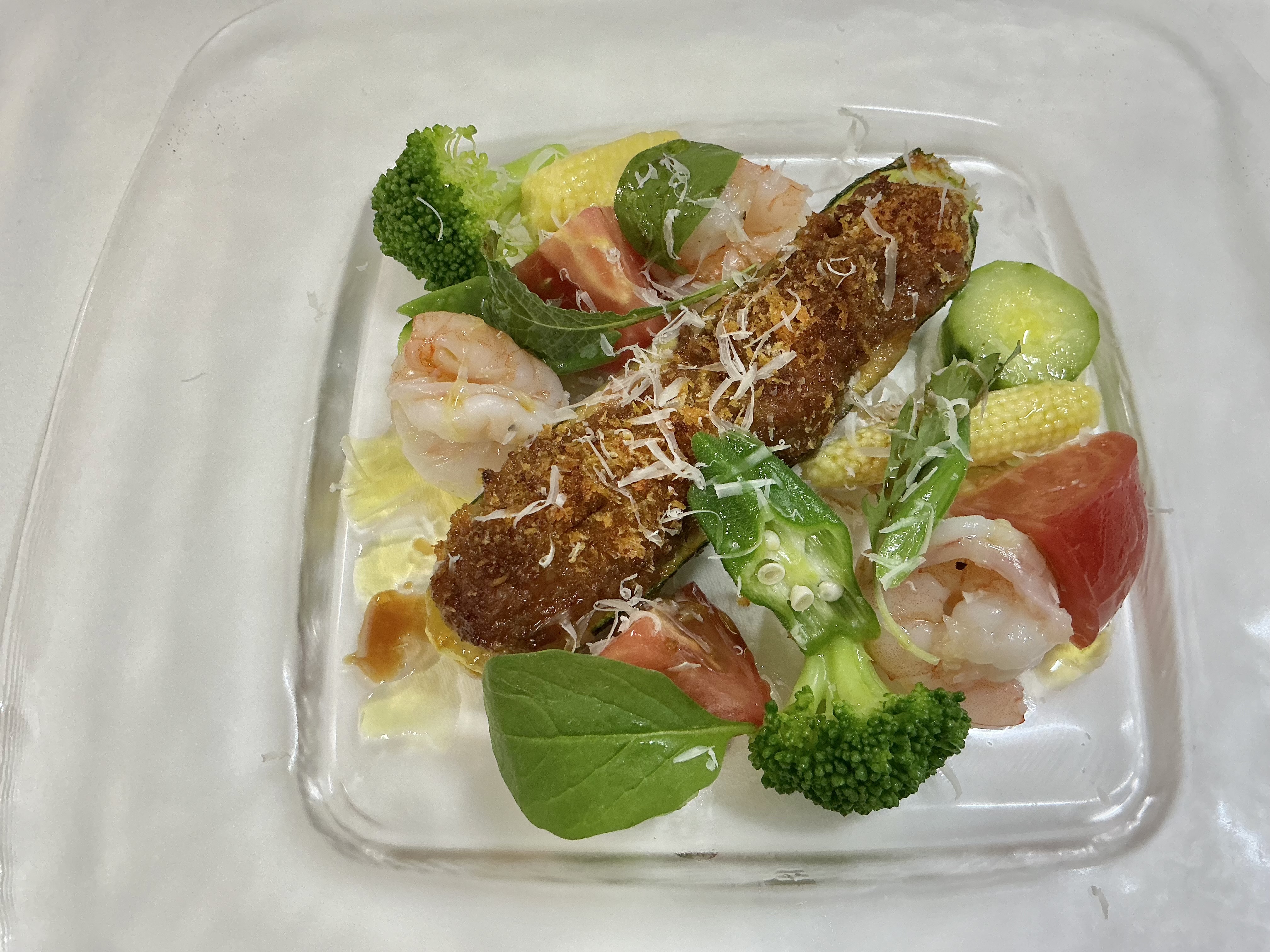 ズッキーニのファルシ