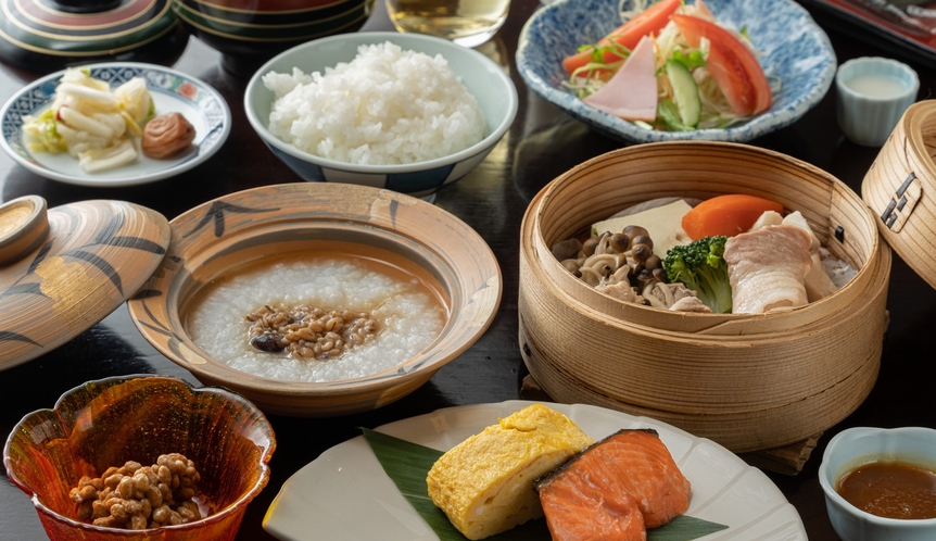 【ご朝食】“白骨らしさ”を凝縮した「つるや和朝食」