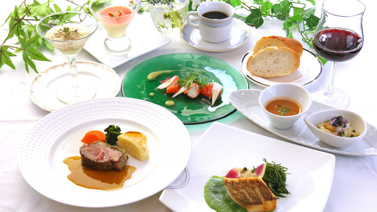 【2食付】当館人気No.1◆浴衣de華やかフレンチディナー×美人の湯を満喫♪