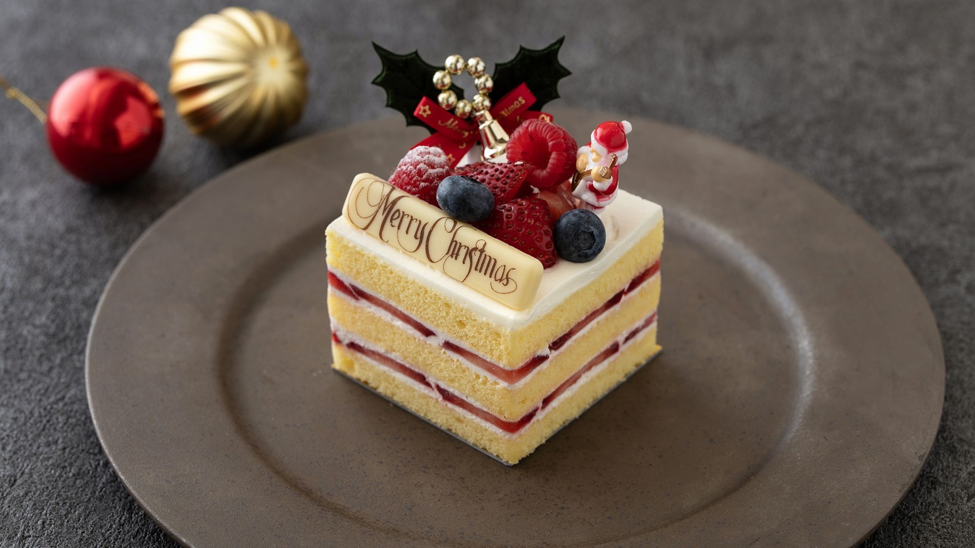 【いちごのショート】パティシエ特製のクリスマスケーキ付き♪ホテルで過ごすクリスマス（素泊まり）