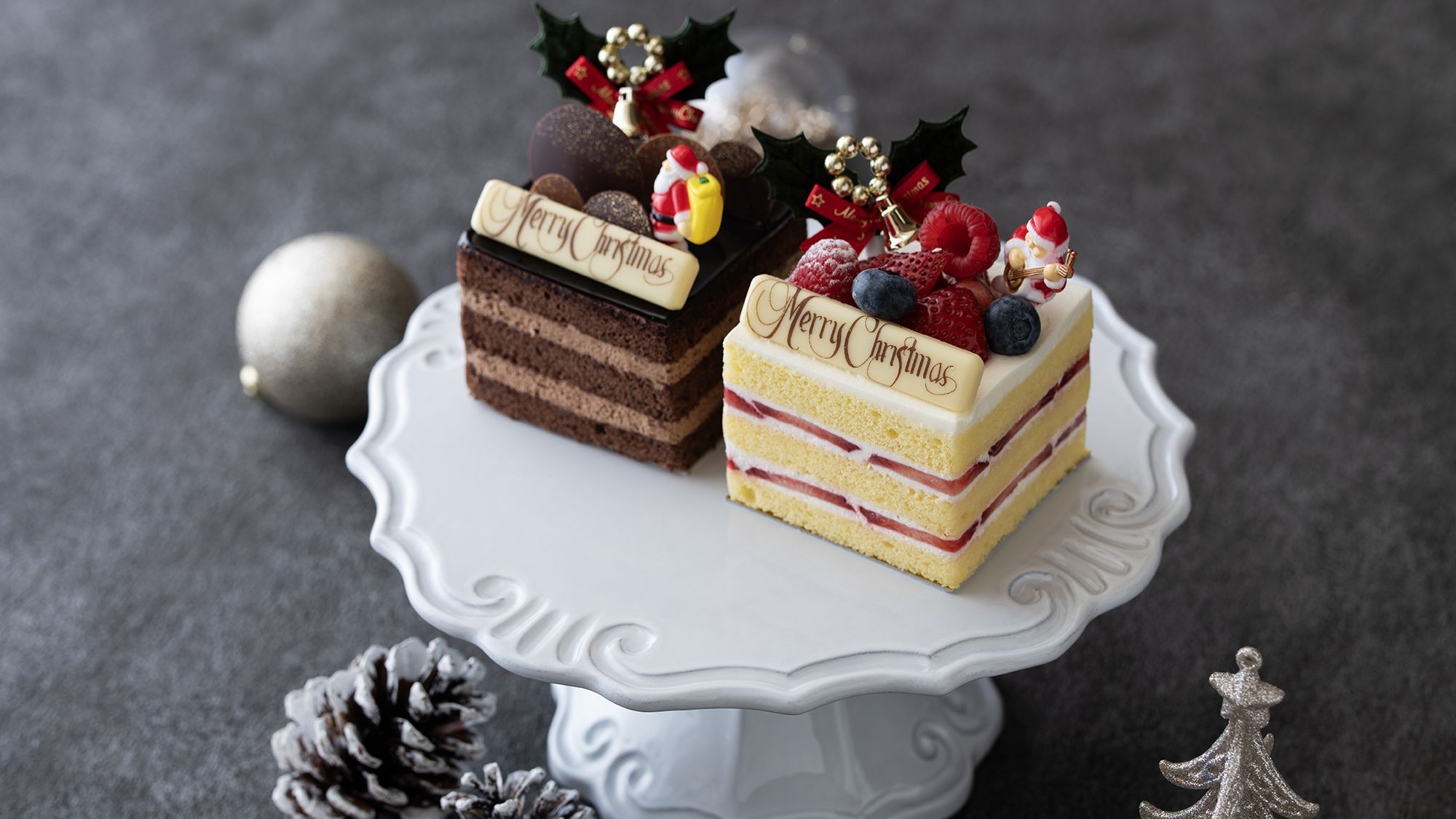 【いちごのショート】パティシエ特製のクリスマスケーキ付き♪ホテルで過ごすクリスマス（朝食付き）