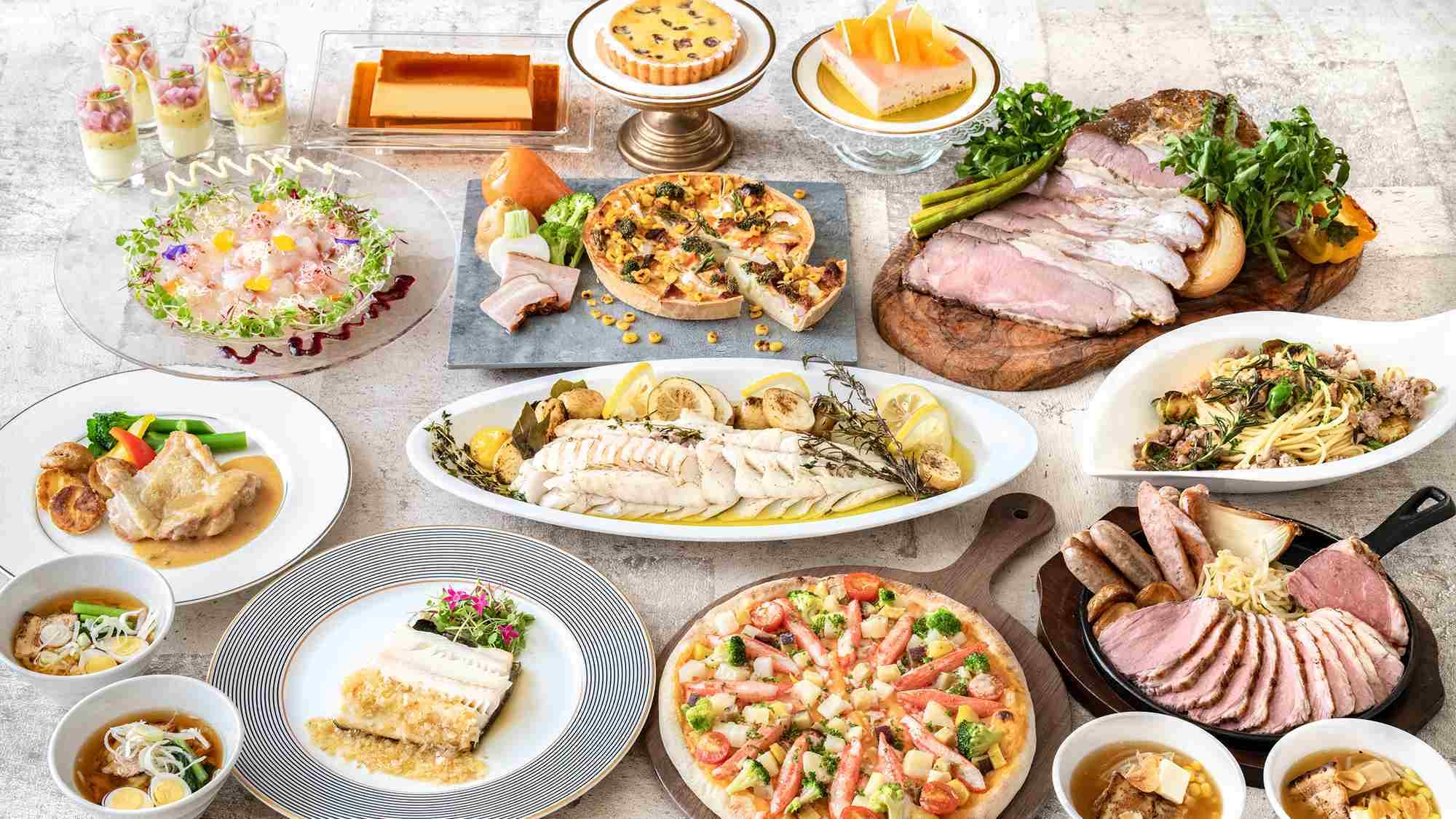 【平日限定】北海道の豊かな大地と海の恵みを味わうディナーブッフェ乾杯スパークリング付き（夕朝食付き）