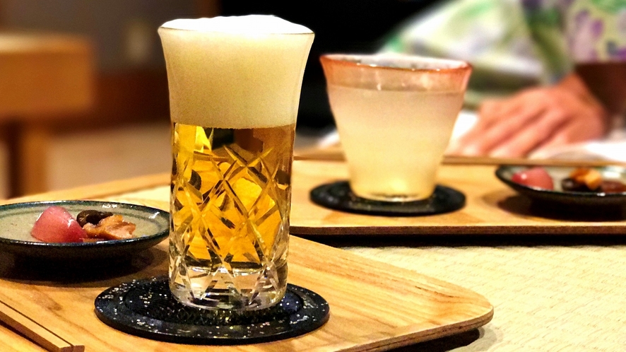  【湯上り処】お風呂上りの一杯。