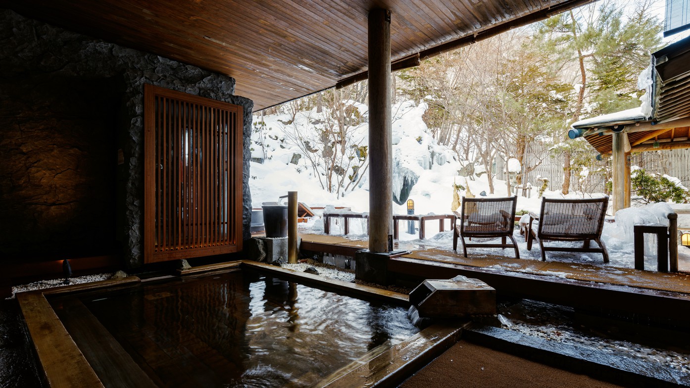 ◆鬼サウナ(冬)／冬の醍醐味、雪見風呂と雪見サウナ（一例）