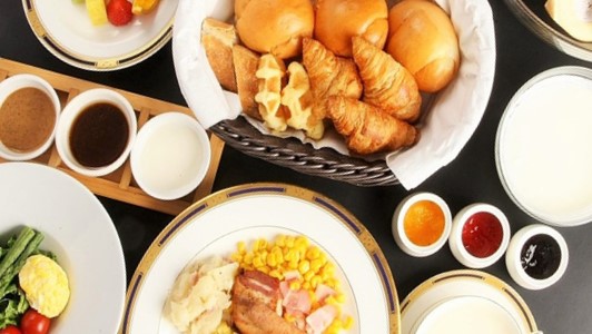 ◆ご朝食「華朝食・洋朝食」／朝食は和食又は、洋食をお選び頂けます。（イメージ）