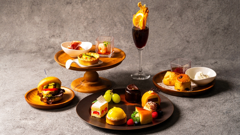 【Sweets ＆ Delicious】華やかにときめく特製アフタヌーンティー＜朝食付＞