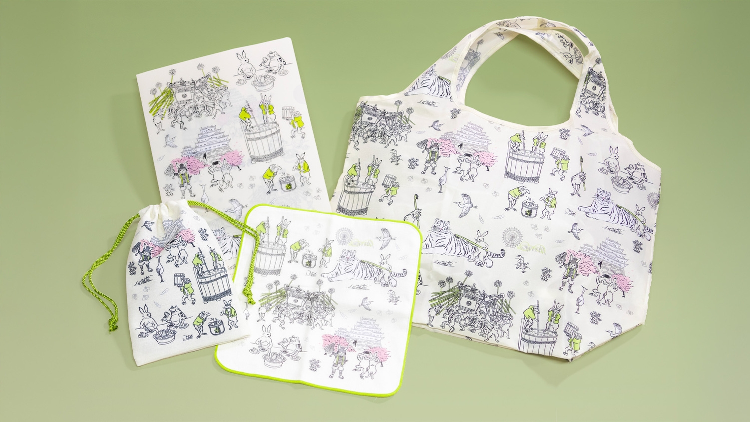 【特典付】鳥獣戯画×姫路グッズセット付｜和洋約100種類朝食ブッフェ大満喫＜朝食付＞