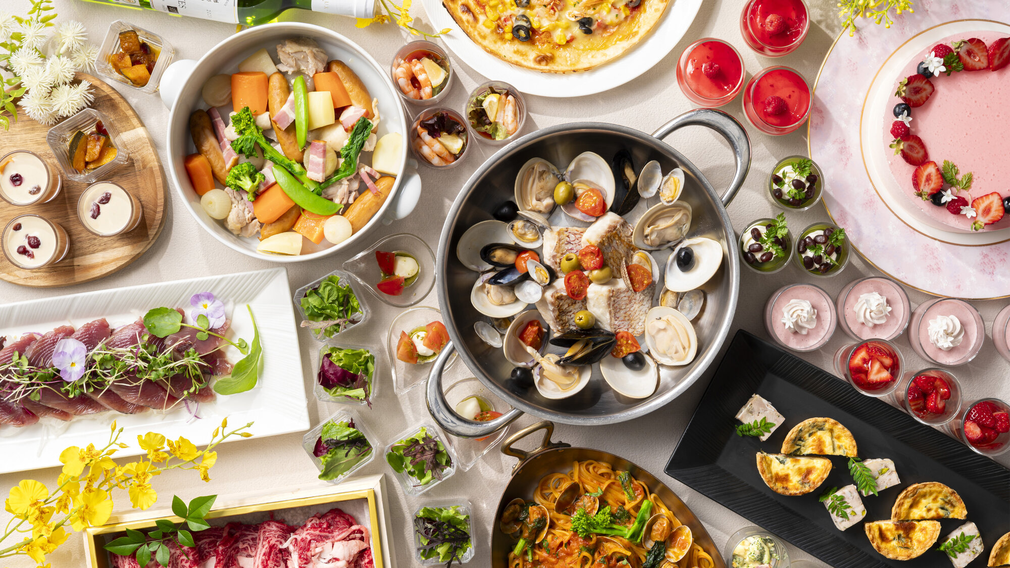 「春の味覚」ディナーブッフェ