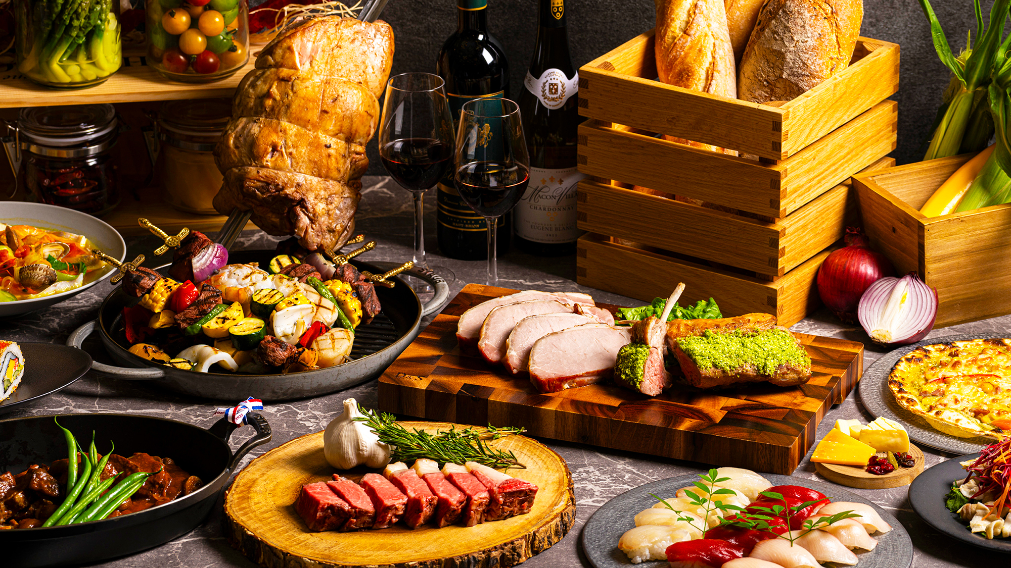 ディナーブッフェ