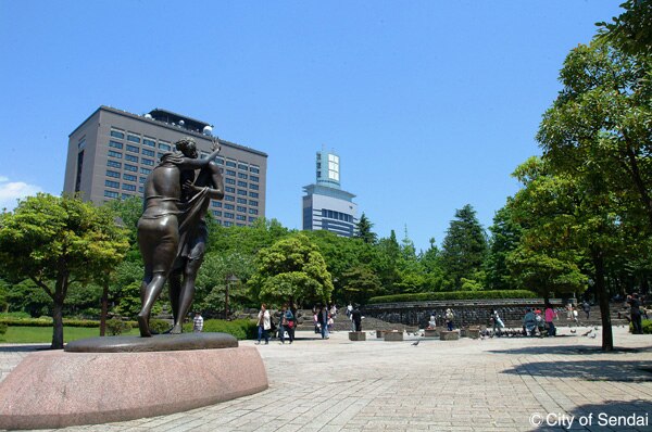 市民の憩いの場　勾当台公園