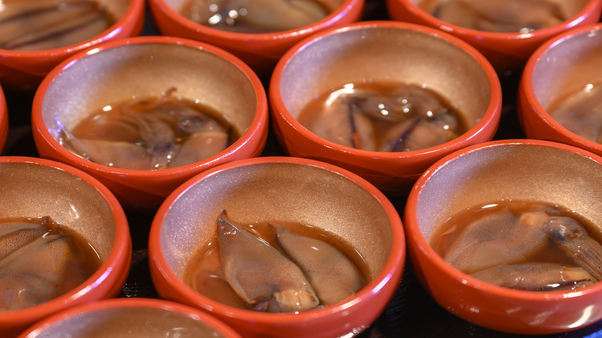 ■ご当地逸品料理　ホタルイカの沖漬け（イメージ）