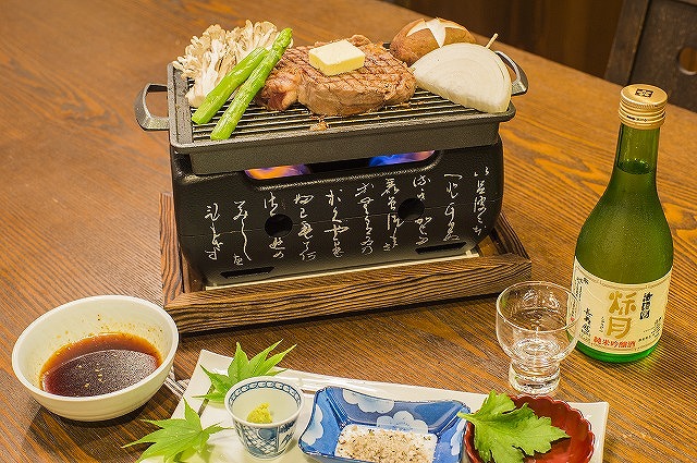 法師温泉 長寿館の料理