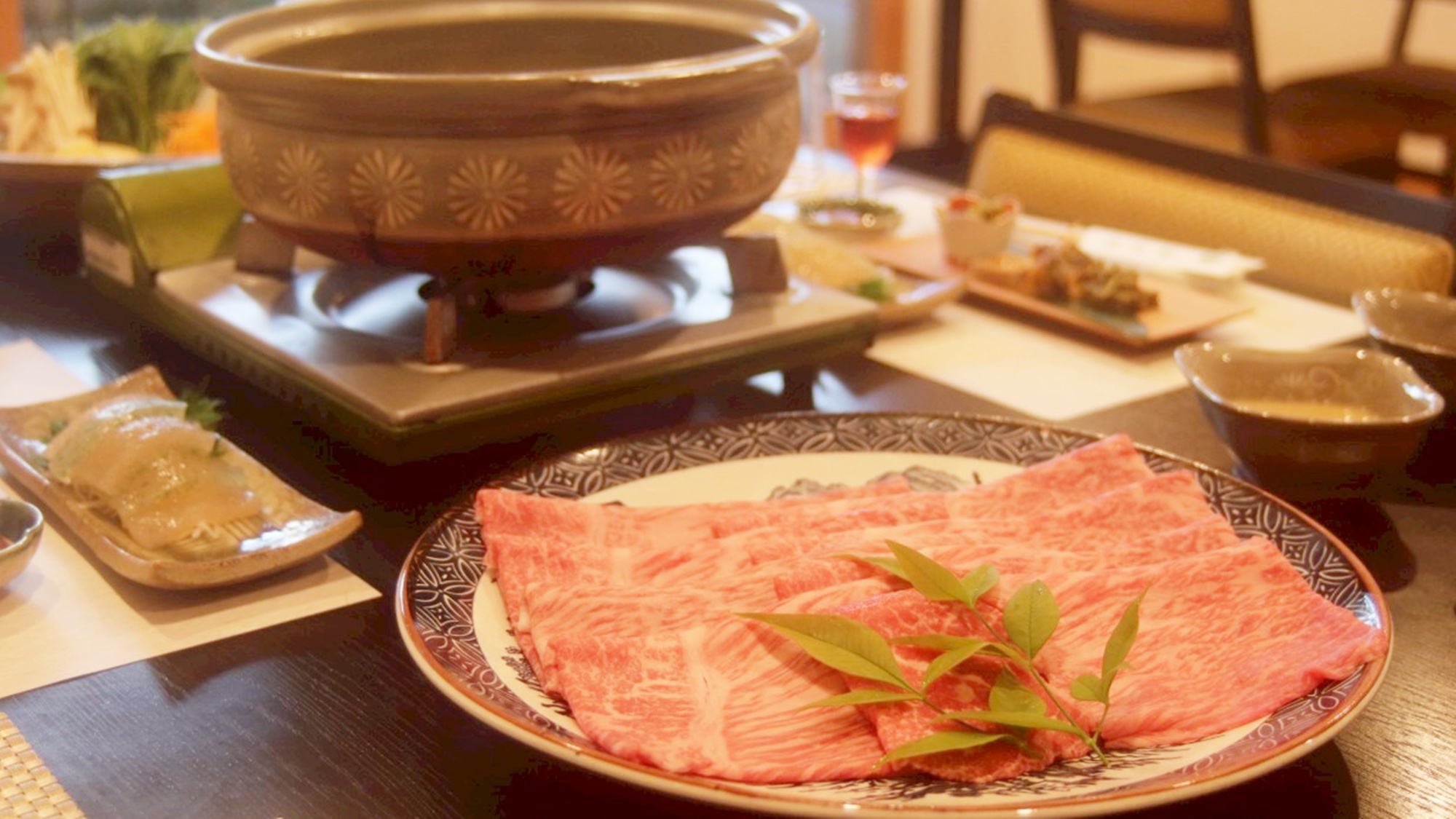 *【しゃぶしゃぶ一例】大和榛原牛のしゃぶしゃぶをご用意いたします。