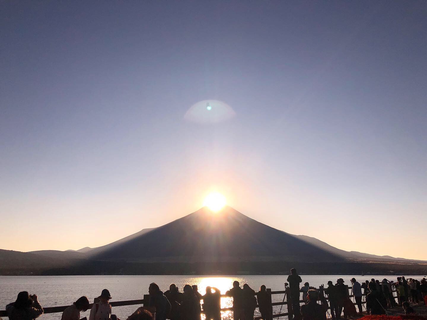 ダイヤモンド富士！