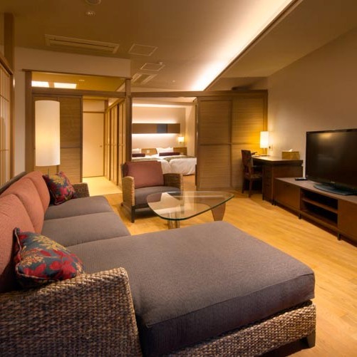 Japanese Resort Romance [Corner Suite/Japanese-style Room + Open-air Bath]