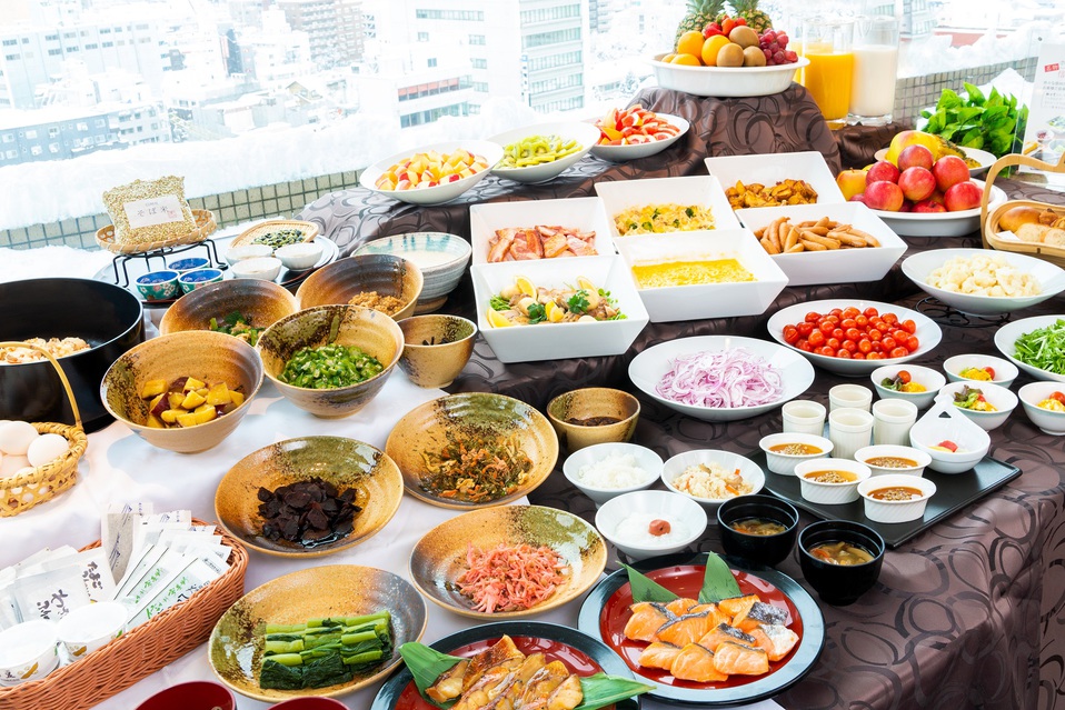 【朝食付】【天然かけ流し　権堂温泉テルメDOME入浴券付きプラン】嬉しいバス＆フェイスタオル付き♪ 