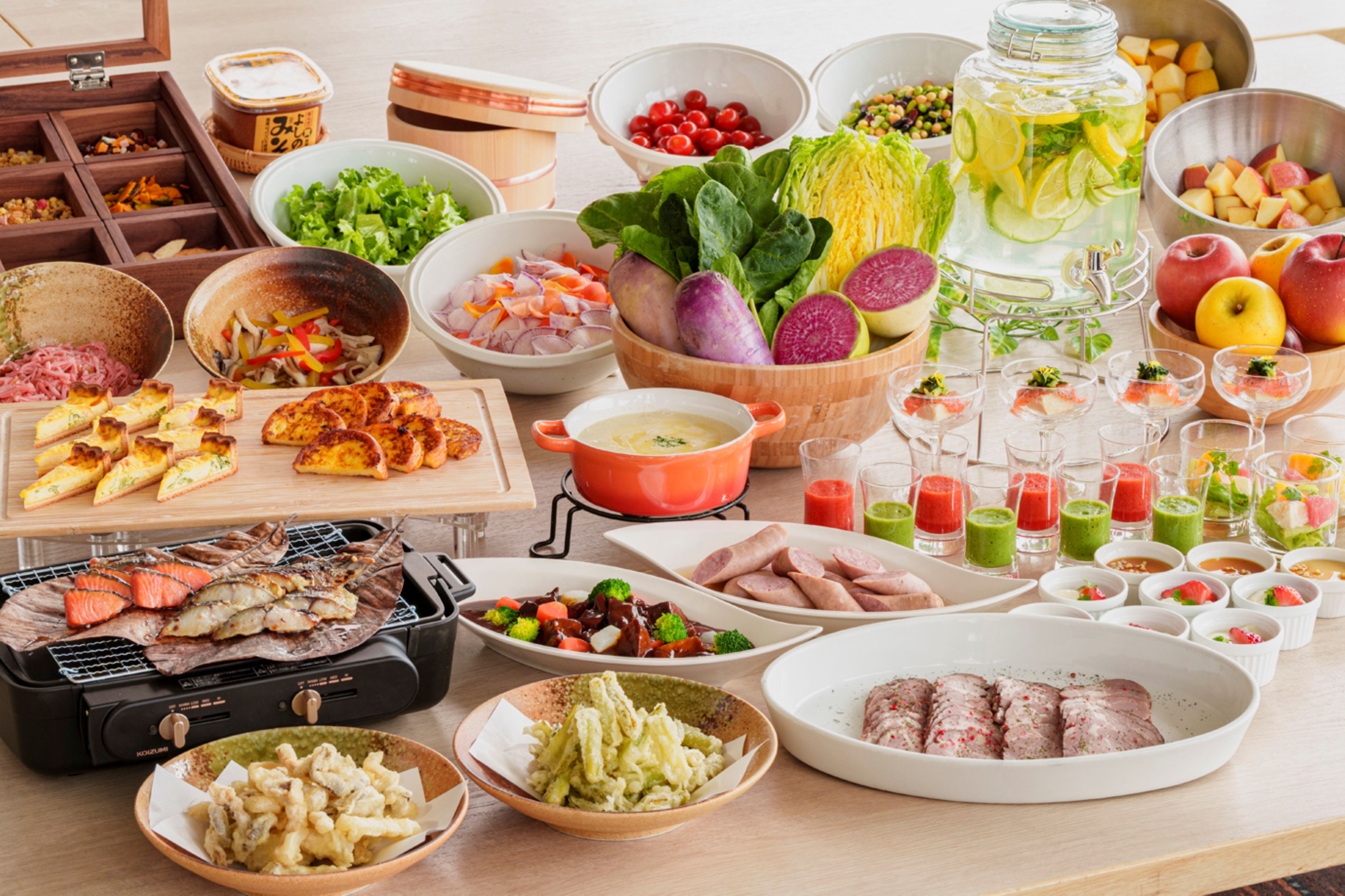 朝食メニュー集合