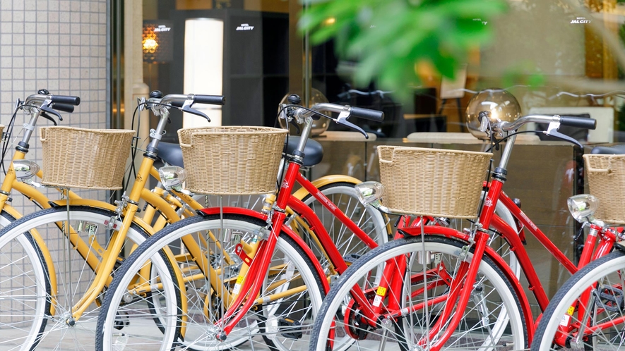 【レンタル自転車】4月～11月まで。ご希望の際はフロントまでお問合せください。