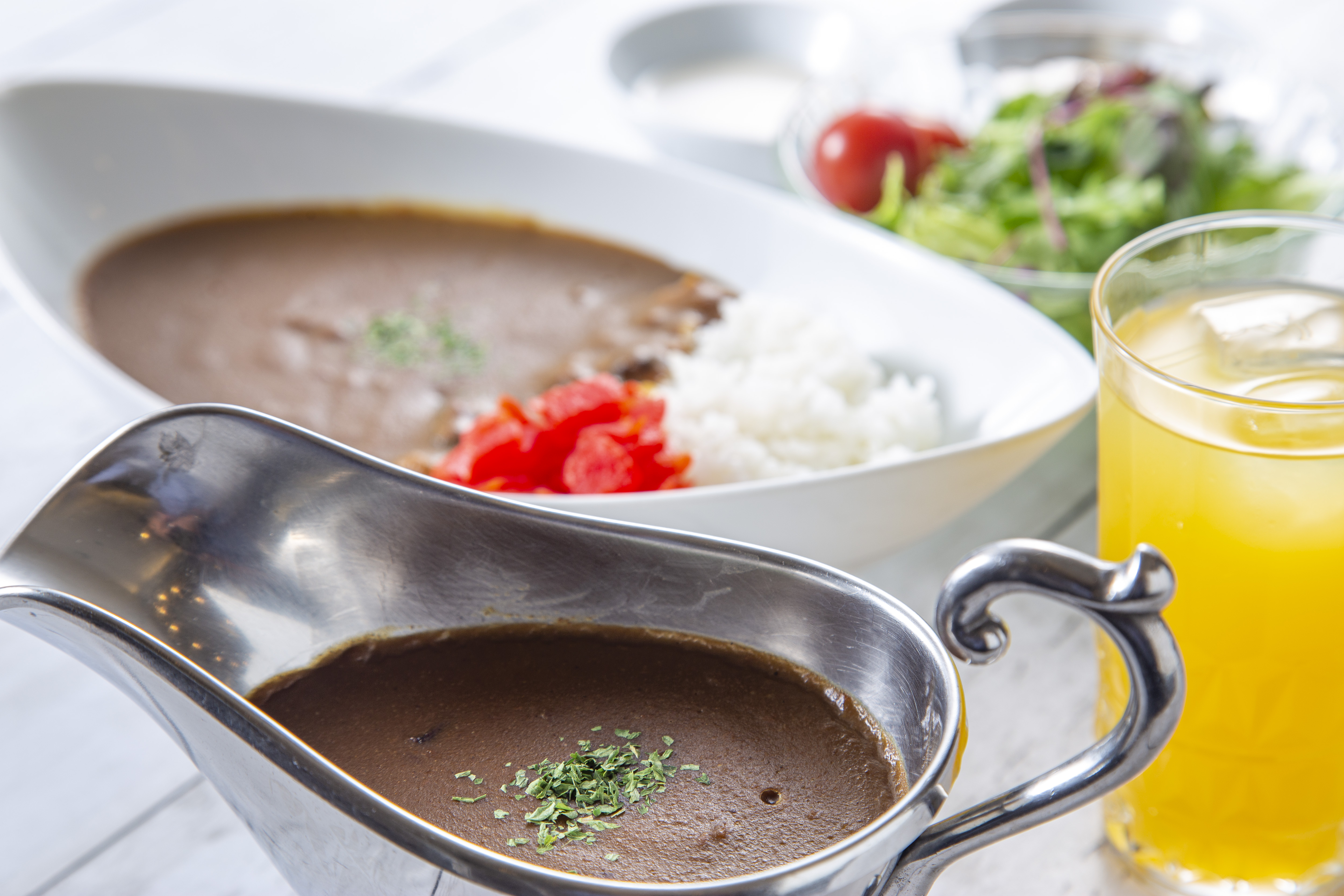 朝食ビュッフェ 人気のカレー