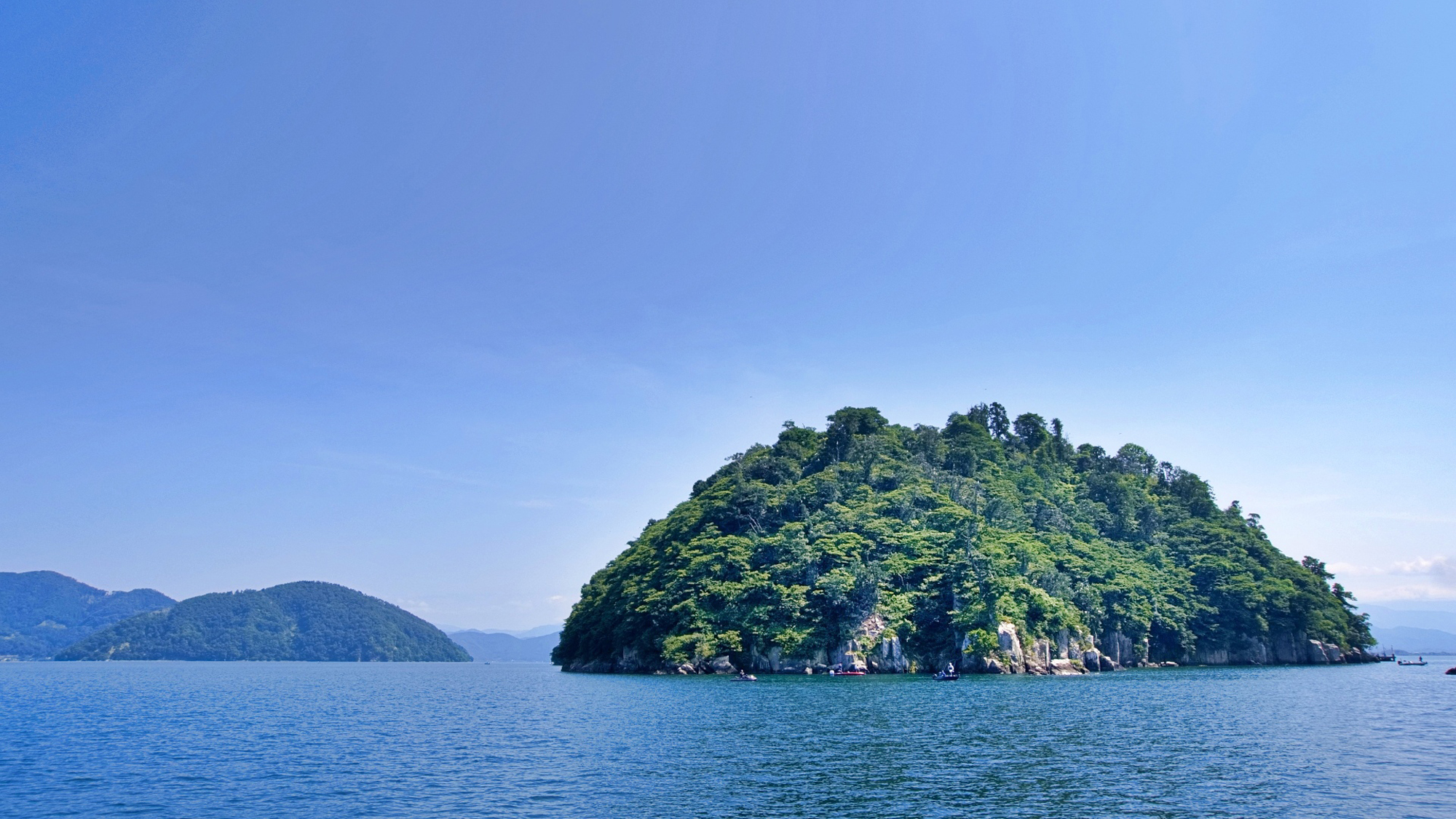 【周辺観光】竹生島1(長浜)　車で1時間7分（50.4ｋｍ）長浜港利用