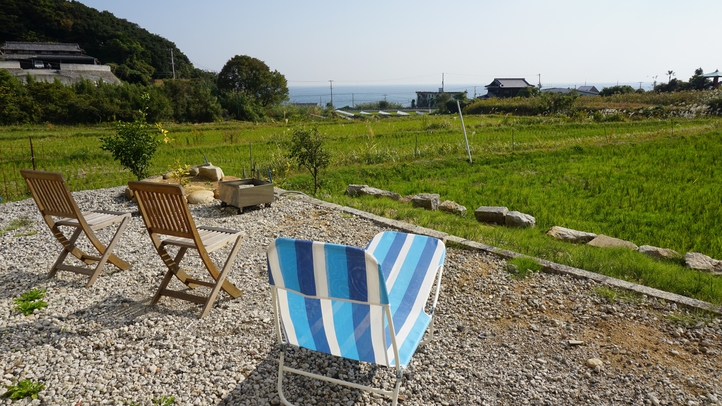 【持ち込みBBQ】別棟うみぞらで海を眺めながら屋外BBQ！食器＆道具あり♪＜素泊まり＞