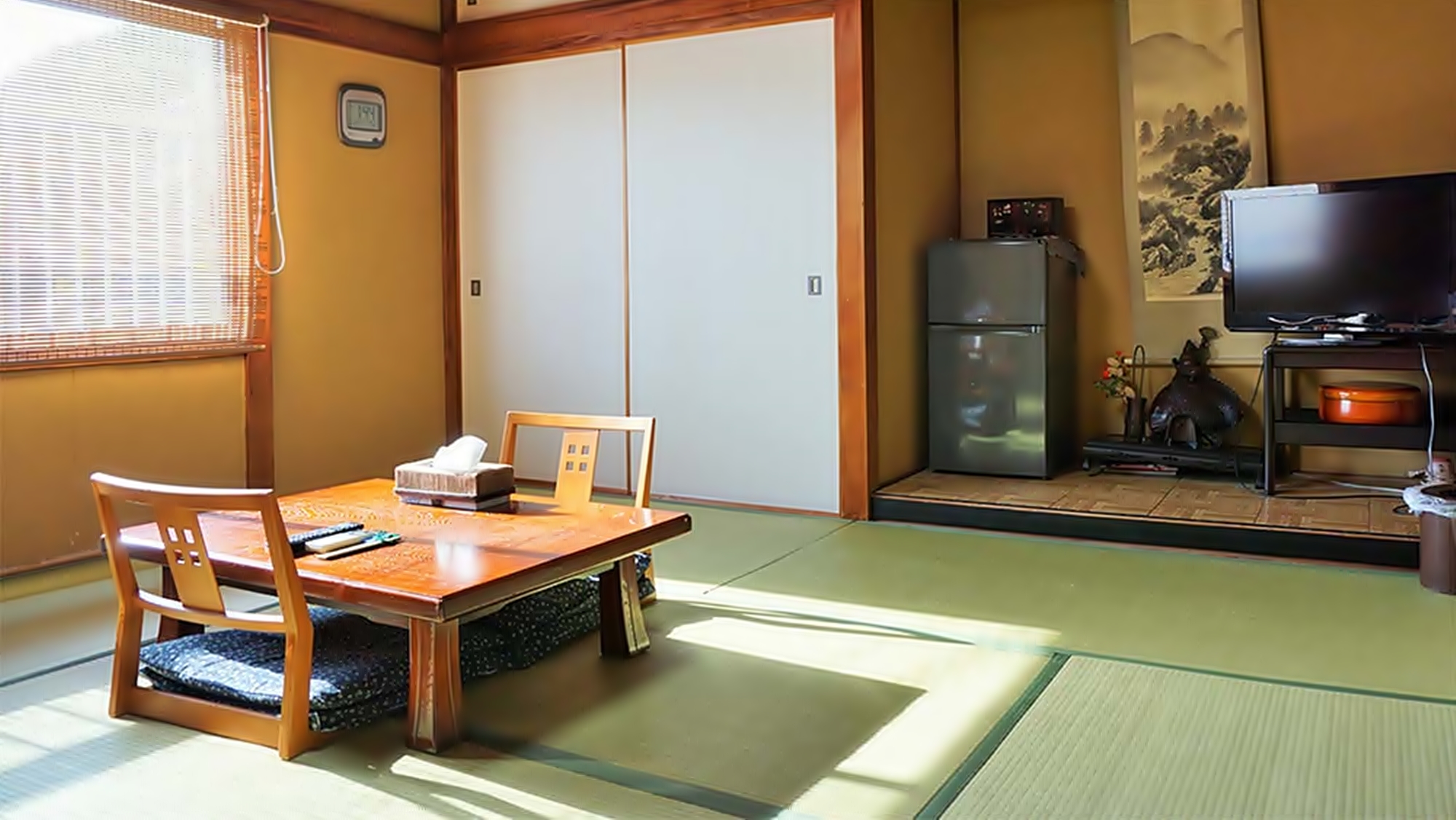 *【部屋】大倉荘の昭和館和室6～8畳では、懐かしの家に遊びに来たような和のお部屋です