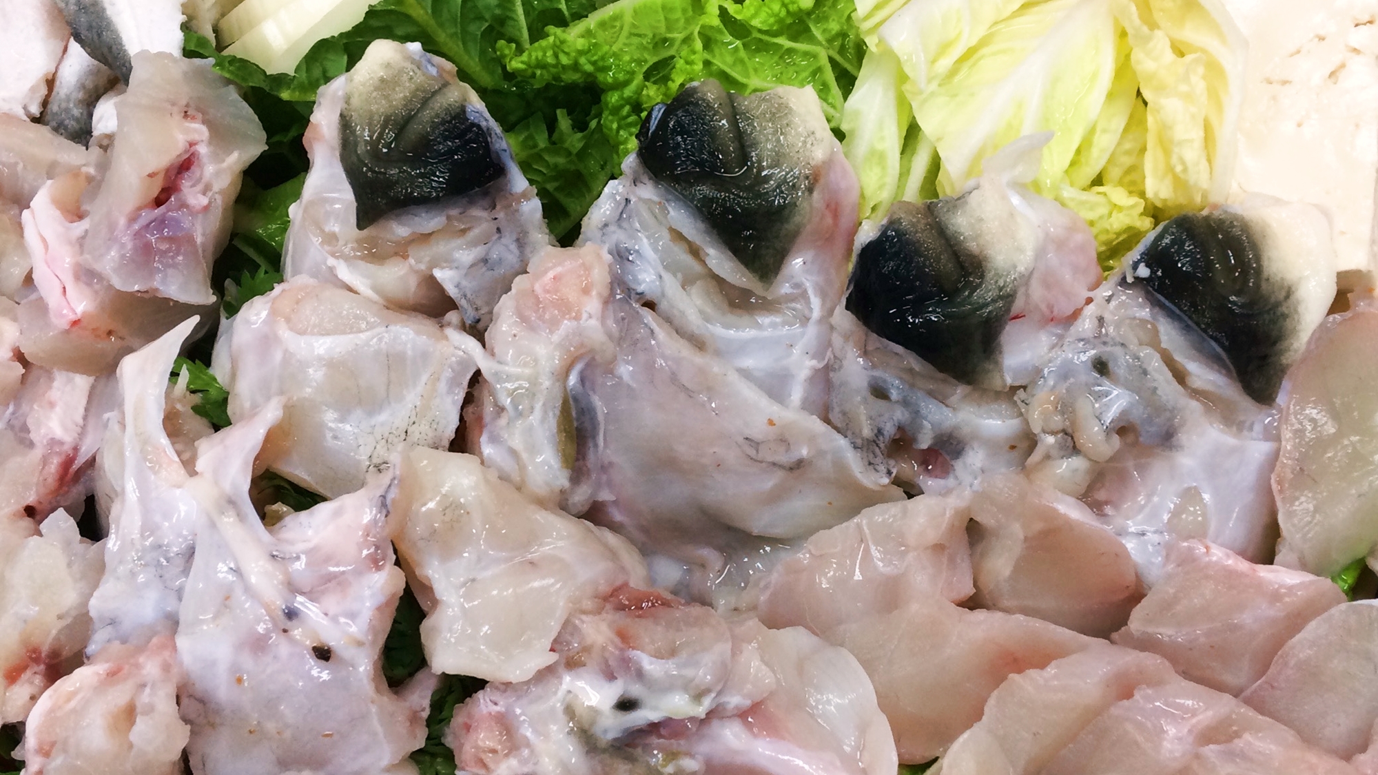 *【食事（一例）】ふぐ鍋