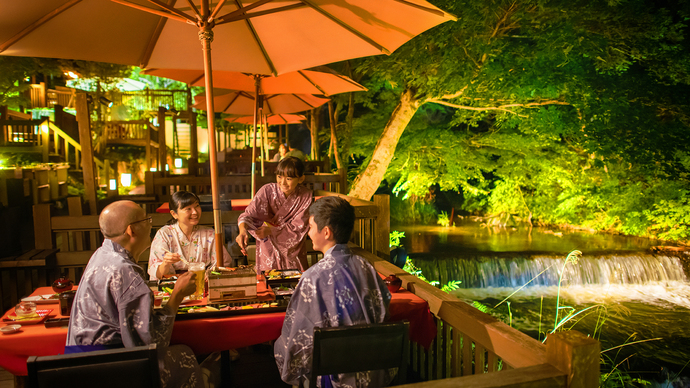 ■-水辺のダイニング 川どこ-■夕食イメージ