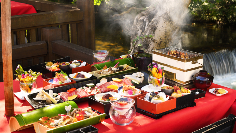 ■-水辺のダイニング 川どこ-■夕食イメージ