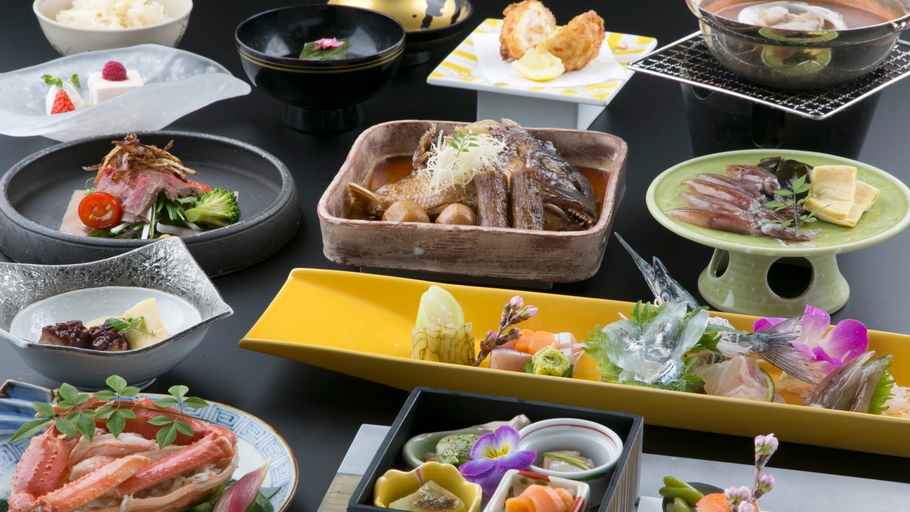 【サン柳亭を代表する美味】〜当館自慢“鯛の兜煮”付き極上会席＆宇奈月温泉唯一貸切岩盤浴45分付き