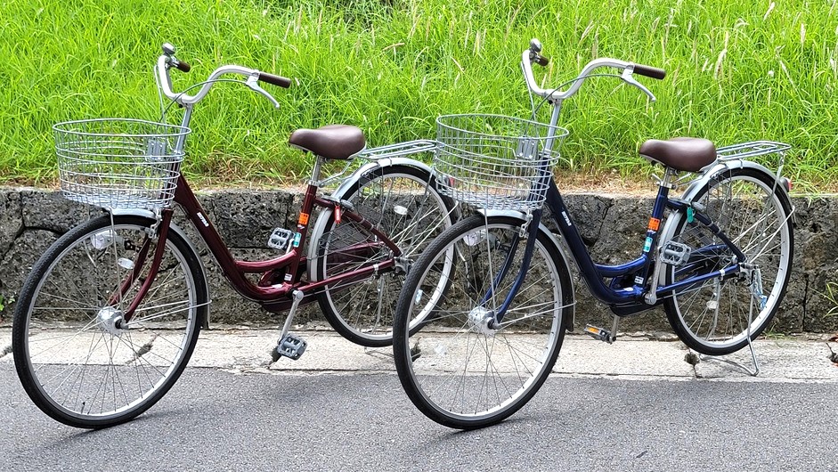 【レンタサイクル】島内散策にも便利！気ままに風を感じながら自転車を走らせるのもまた格別♪