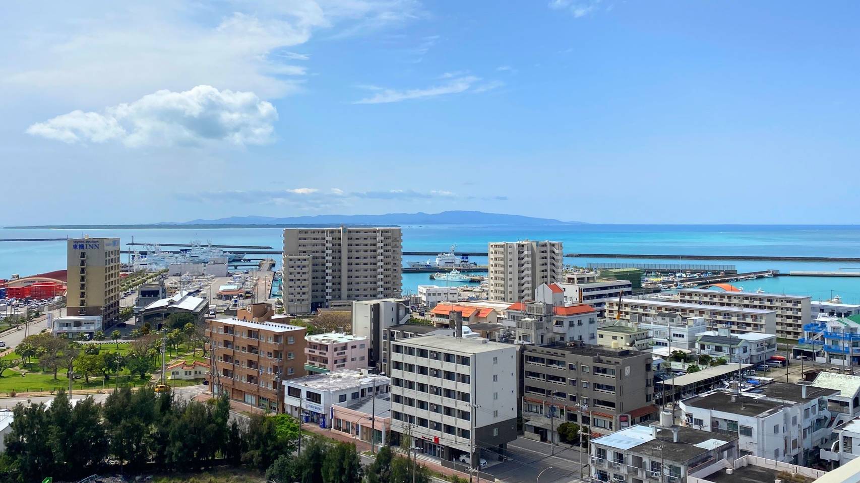 ホテルからの風景