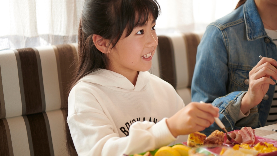 【 お子様にも人気の朝食♪ 】