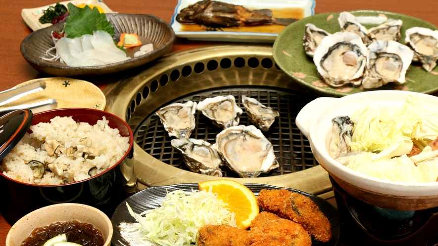 ぷるぷるの牡蠣三昧料理コースを満喫☆この時期ならではの味わい！