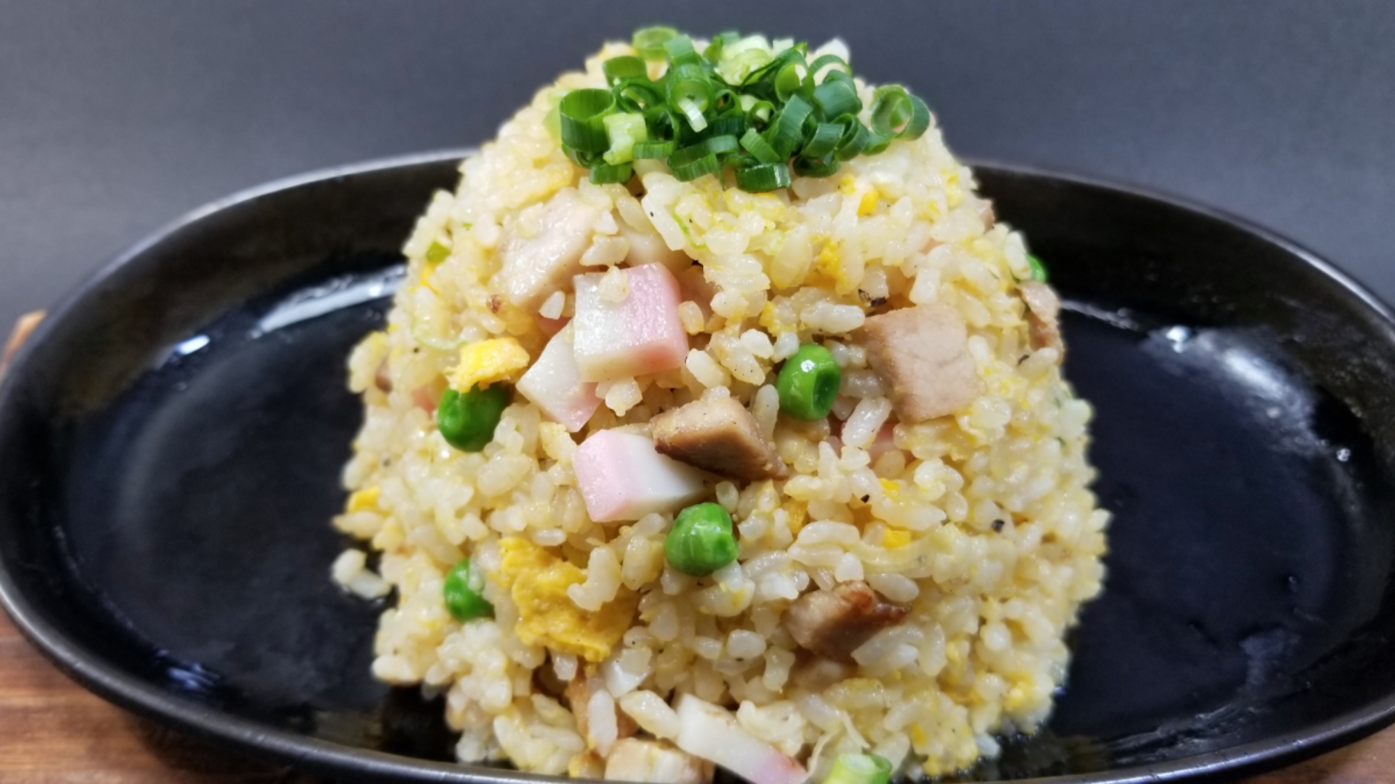 *ご夕食(一例)　鉄板王道焼豚炒飯
