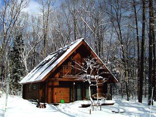 暖炉付き特別棟（冬）