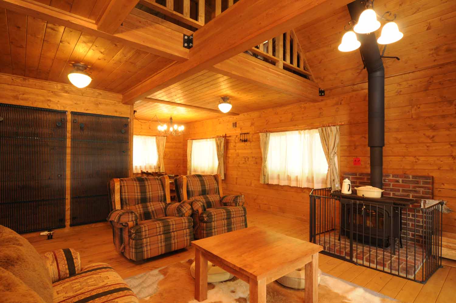 特別棟薪ストーブ