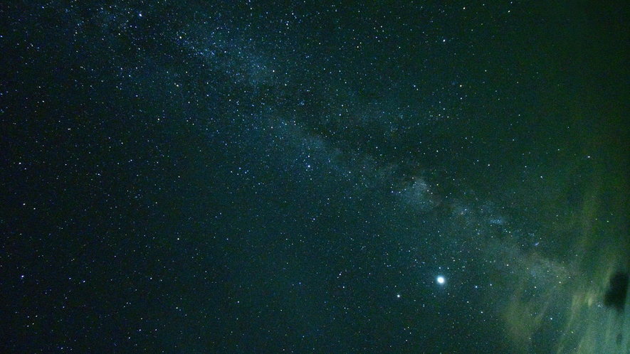 プライベートビーチからの満天の星空