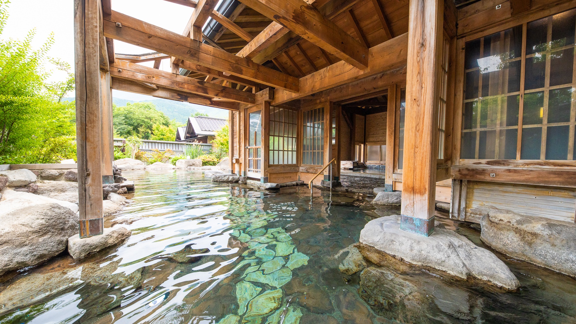 大浴場（天心の湯）｜露天岩風呂