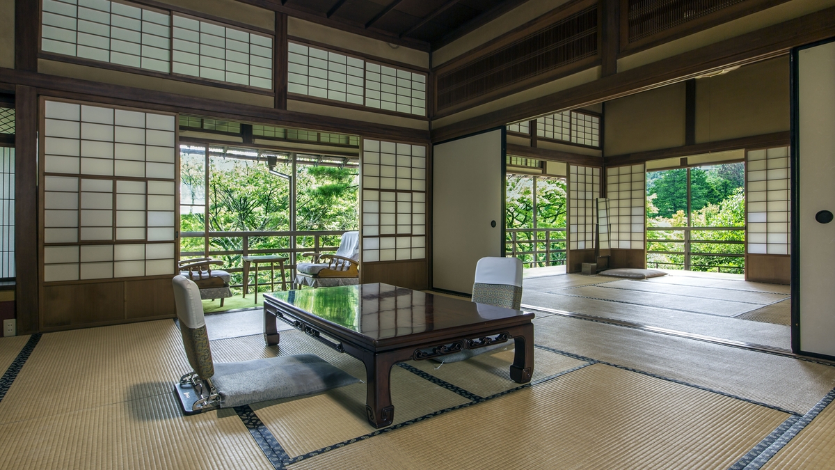強羅環翠楼(部屋(ベッドルーム))