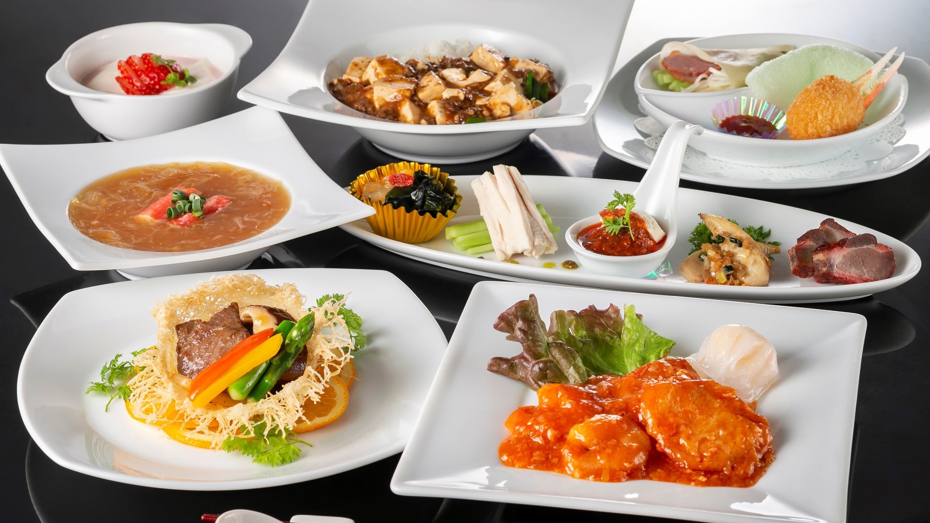 【夕朝食付】いわて旬彩コース/岩手旬食材の魅力を堪能「チャイニーズダイニングJUEN」