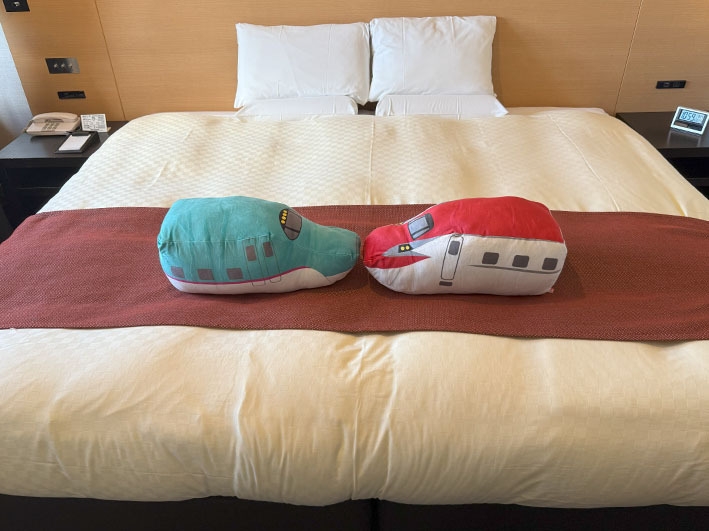 【駅隣接】★トレインビュー確約★ お子様大はしゃぎ！！新幹線グッツ付きプラン〈素泊〉