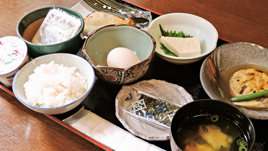 *【朝食一例】豆腐料理が中心の豆腐御膳