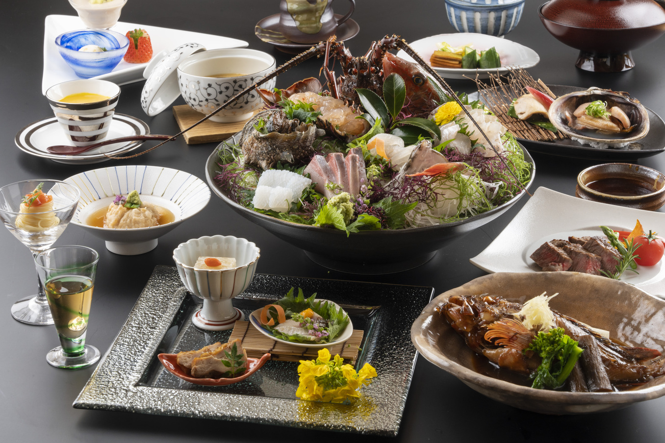 伊良湖の景色を愛で食を愉しむ■伊勢海老付会席膳プラン■